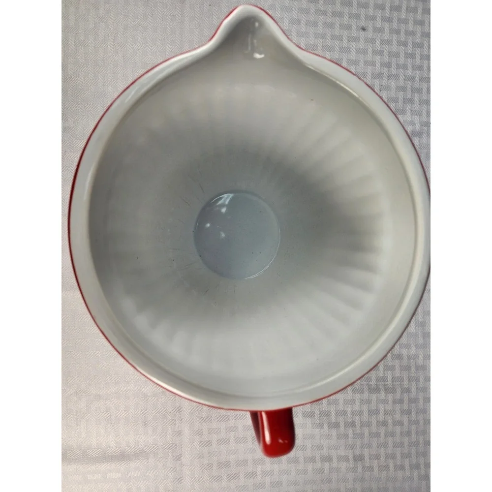 Vintage Lillian Vernon Large Mixing Bowl With Pouring Spout Brilliant Color